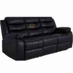 Adjustable Roma Recliner - Black Finish