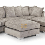 BISHOP USHAPED SCATTERD BACK LIGHT MINK CHENILLE