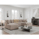 Belgravia U-Shape Corner Sofa CREAM