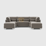 Belgravia U-Shaped Sofa Cream
