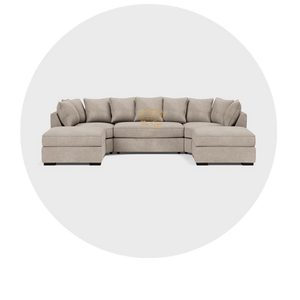 Belgravia U-Shaped Sofa Cream