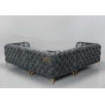 Chesterfield Sofa Set in Plush Velvet