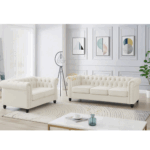 Chesterfield Tufted Grey Sofa