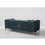 Chesterfield Tufted Sofa Set – Luxe Look