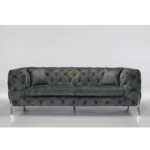 Chesterfield Tufted Sofa Set – Plush Velvet