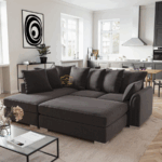 Chiswick Sofa – Black Leather