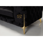 Classic Tufted Velvet Chesterfield Sofa Set