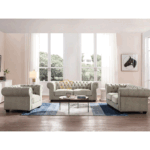 Cream Hampton Chesterfield Sofa