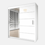 Lyon Contemporary Wardrobe – 120cm to 203cm for Flexible Storage
