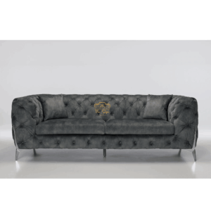 Deep Tufted Velvet Chesterfield Sofas