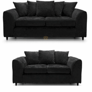 Dylan Chenille Sofa in Black