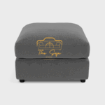Dylan grey foot stool