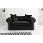 Elegant Mink Chesterfield Sofa – Foam Cushions