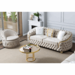 Gonda velvet sofa bold color