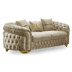 Larean Plush Velvet Sofa Set