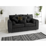 Lilly sofa Black 3 seater