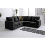 Lilly sofa Black L shape