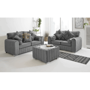 Lilly sofa grey colour 3+2 seater