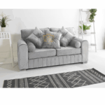Lilly sofa silver colour 3 seater
