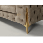 Luxury Velvet Sofa Set – Chesterfield Style