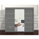 Lyon 3 Door Wardrobe 250cm – Huge Modern Storage with Shelves & Rails