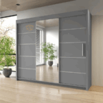 Lyon Contemporary Wardrobe – 120cm to 203cm for Flexible Storage
