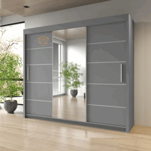 Lyon Contemporary Wardrobe – 120cm to 203cm for Flexible Storage