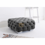 MALIBU dark grey foot stool