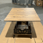 Marble White Smart Table with LED Lights