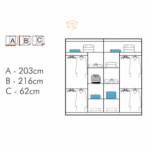 Marika Collection Wardrobe – Flexible Sizing for Smart Storage