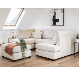 Mini U Shape Sofa cream color