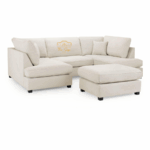 Mini U Shape Sofa cream color 5 seater