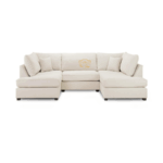 Mini U Shape Sofa cream color L shape