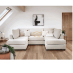 Mini U Shape Sofa cream color L shape