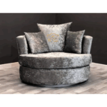 Modern Velvet Sofa – Sea Tones