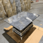 Modern White Smart Table with Storage