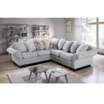 Nicole Corner Group Sofa gray L shape