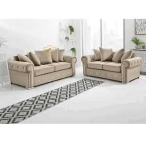 Olympia Scatterback cream colour 3+2 seater
