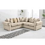 Olympia Scatterback cream colour L shape