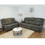 Orlando 3+2 Electric Recliner Set – Grey