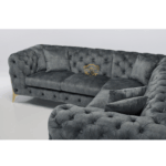Premium Chesterfield Velvet Living Room Set