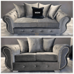 Rio Chesterfield cream velvet