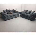 Rio Tuxedo Chesterfield luxe crushed velvet