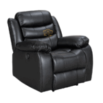 Roma Luxe Recliner – Midnight Black