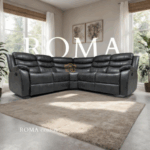Roma Recliner – Gray Fabric