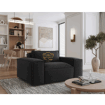 SLAONA LUXURIOUS Black colour 1 seater