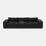 SLAONA LUXURIOUS Black colour 3 seater