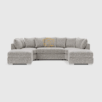Silver Fox Bishop U Shape Corner Sofa