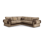 Tango Large Corner Sofa Brown&Mocha Cord