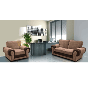 Tango Large Corner Sofa Brown&Mocha Cord 1+ 2 seater